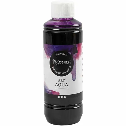 Flytende Akvarellmaling, rødfiolett, 250 ml/ 1 fl.