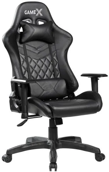 GameX GameX Lopez kunstlær svart 70x65x134cm