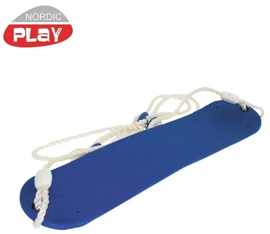 Nordic Play Myk huske med tau, blå