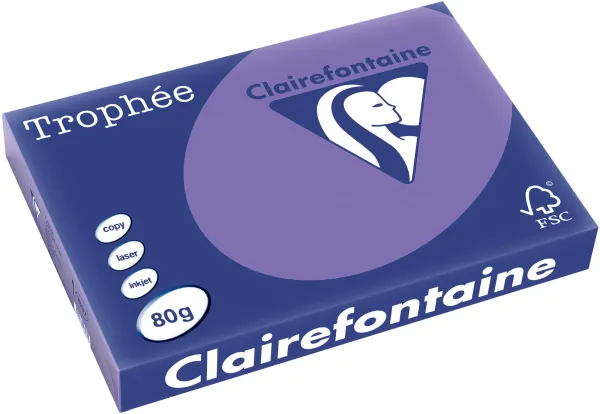Q-connect Trophee Kopipapir A3 80g Sterk Lilla 500 Ark