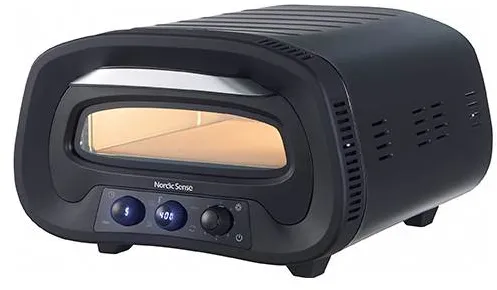 Nordic Sense elektrisk pizzaovn 1700 watt - Svart