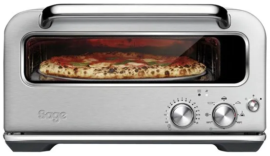 Sage SPZ820BSS4EEU1 the Smart Oven Pizzaiolo - pizzaovn - børstet rustfritt stål